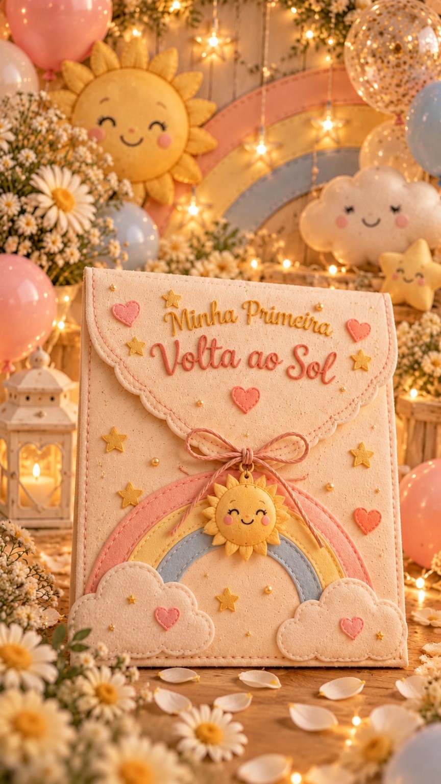 Envelope Minha Primeira Volta ao Sol